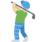 Person Golfing - Medium Light emoji on Twitter